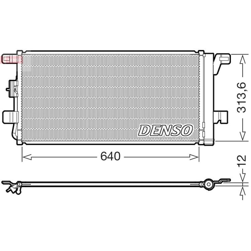 Denso Air Conditioning Condenser DCN02049