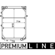 Mahle Engine Radiator CR 214 000P