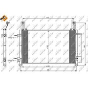 NRF Air Conditioning Condenser 35796