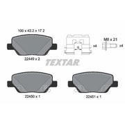 Textar Rear Brake Pad Set 2244901