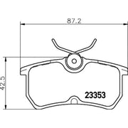 Mintex Rear Brake Pad Set MDB1959