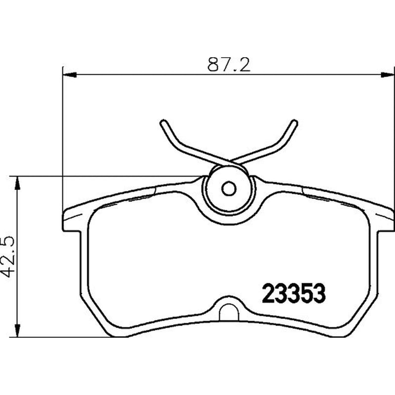 Mintex Rear Brake Pad Set MDB1959
