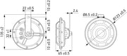 Hella 3AG 003 399-801 Signal Horn