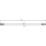 NAPA Brake Hydraulic Hose Line Rear NBH1232
