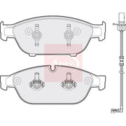 Apec Front Brake Pad Set PAD1810