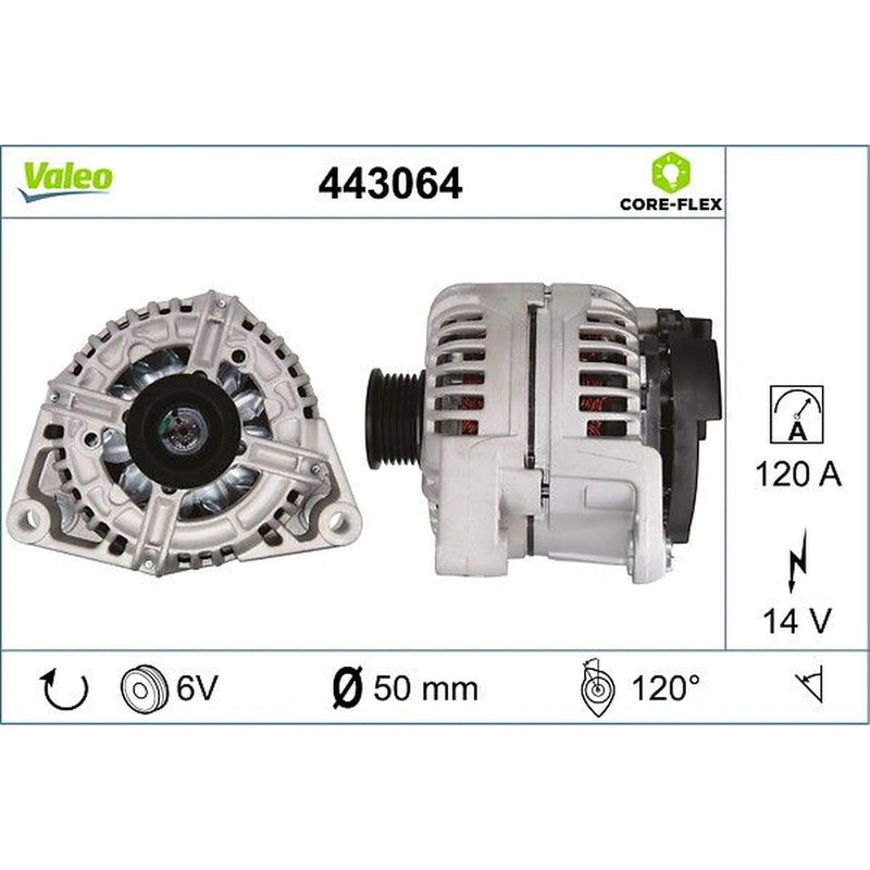 Valeo Car Alternator 12V 443064