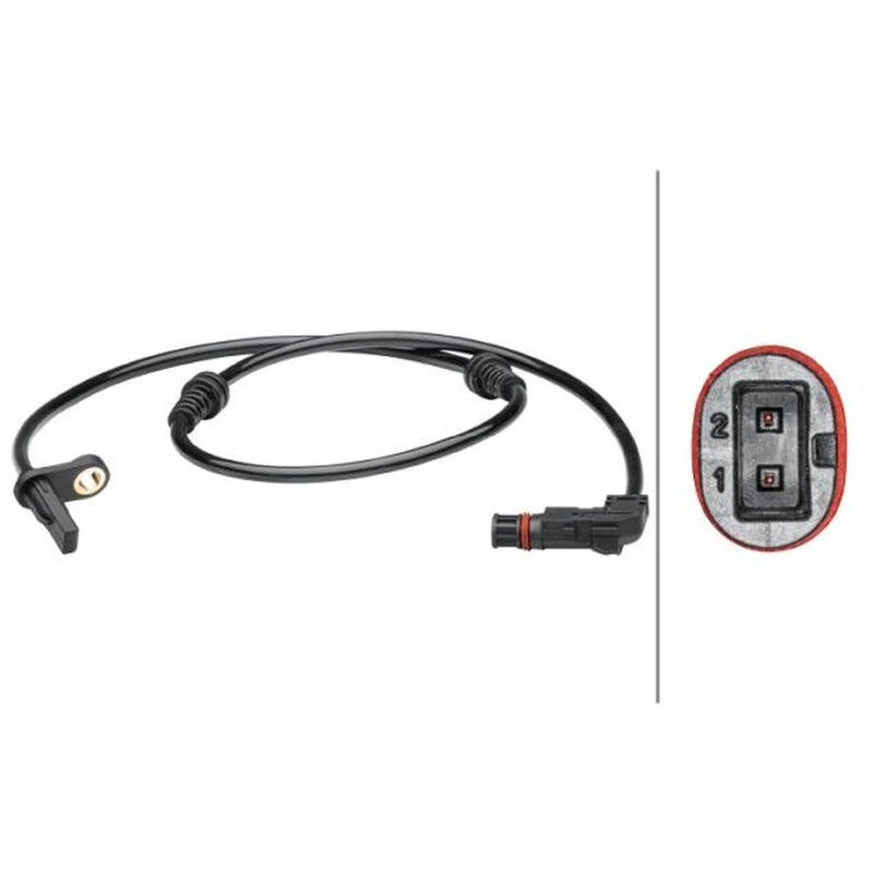 Hella ABS Wheel Speed Sensor Front 6PU 012 679-351