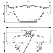 DON Rear Brake Pad Set PCP1880