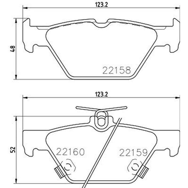 DON Rear Brake Pad Set PCP1880