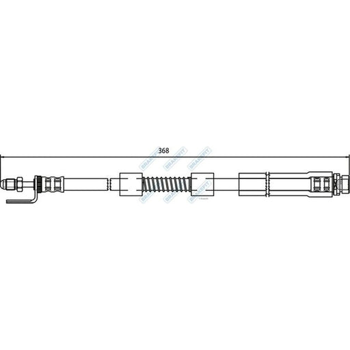 Apec Brake Hydraulic Hose Line Front BHO4183