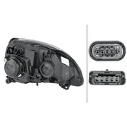 Hella Headlight Headlamp D2S/H7 Left 1DL 008 461-791