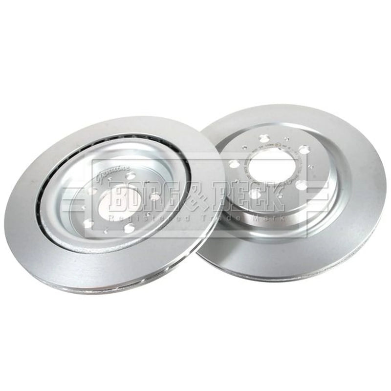 Borg & Beck 2 x Vented Rear Brake Discs BBD5605