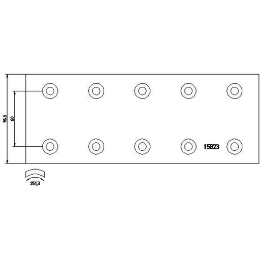 DON Don Cv Brake Lining Set MP37381S7115
