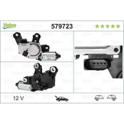 Valeo Front/Rear Wiper Motor Rear 579723