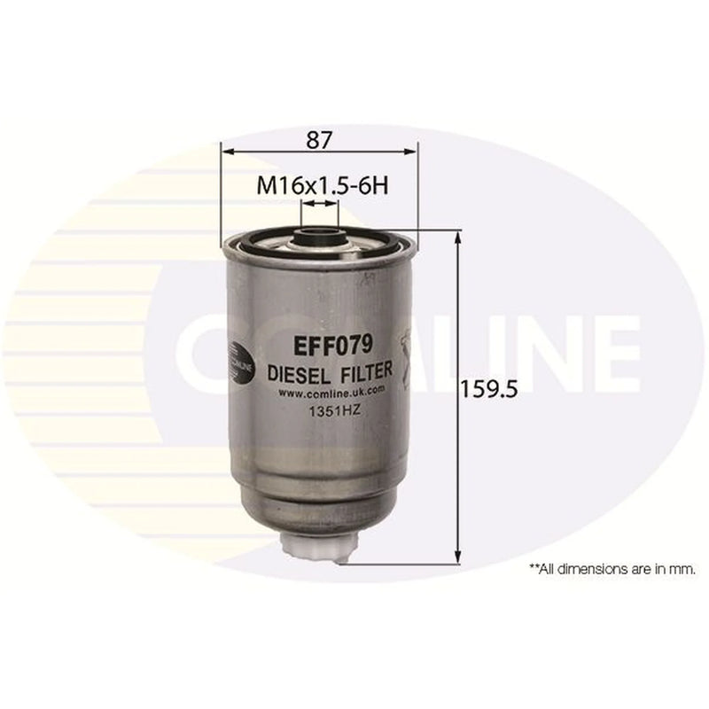 Comline Fuel Filter Element EFF079