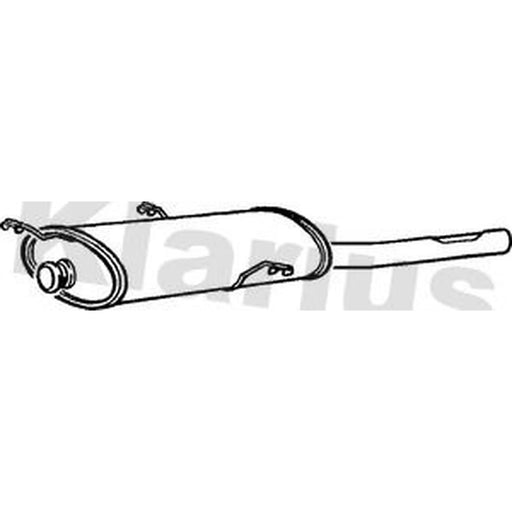 Klarius Box With Tail Pipe Rear CN405W