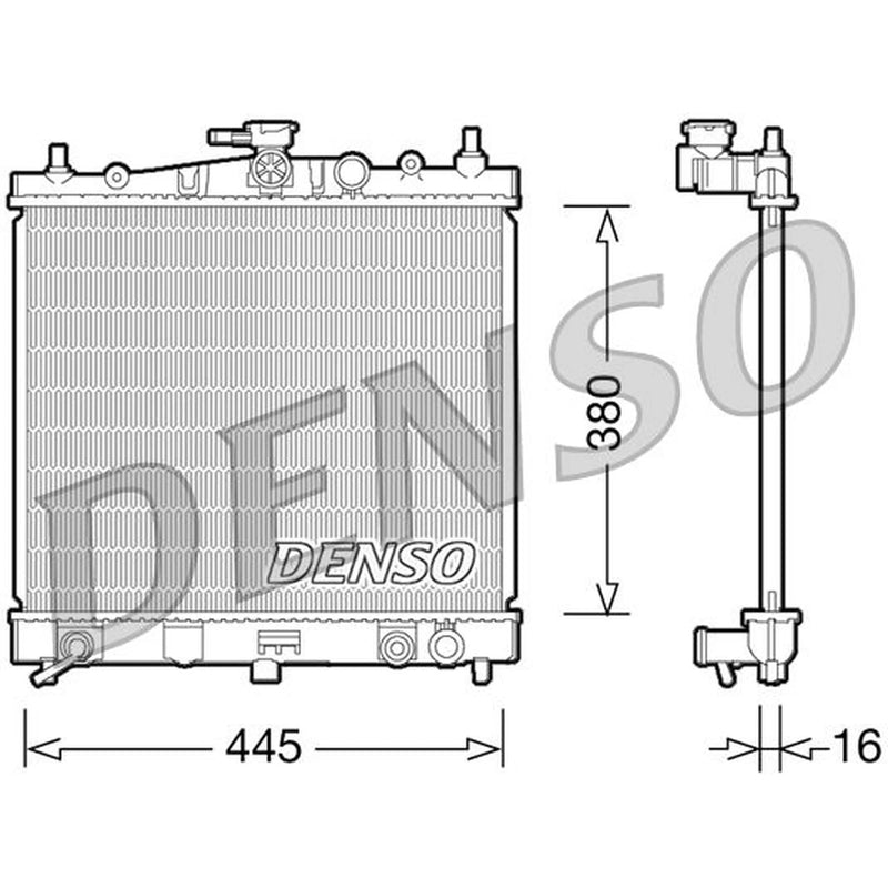 Denso Engine Radiator DRM46036