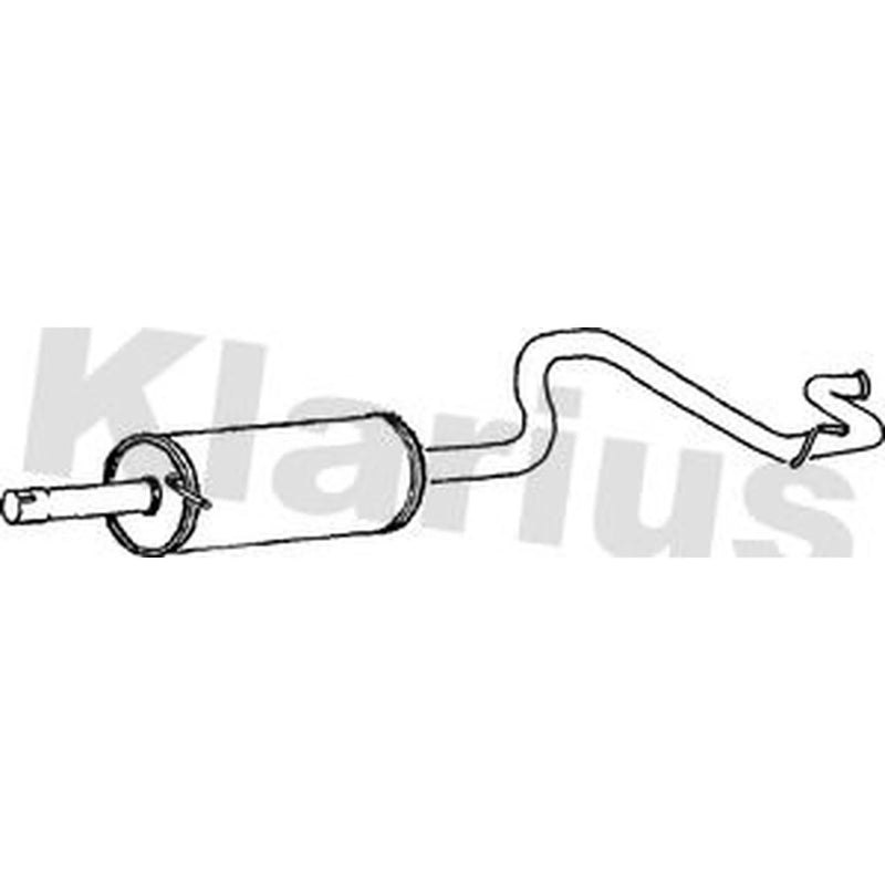 Klarius Box With Tail Pipe Rear FE657T