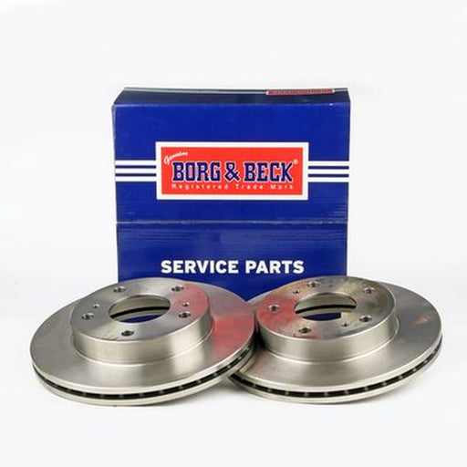 Borg & Beck 2 x Vented Front Brake Discs BBD4445