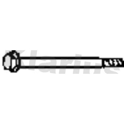 Klarius Exhaust System Bolt 430460