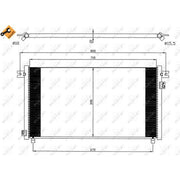 NRF Air Conditioning Condenser 35574