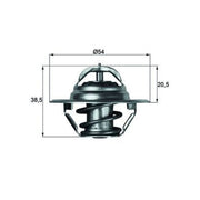 Mahle Thermostat,Coolant TX 3 79D
