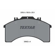 Textar Front Brake Pad Set 2903203
