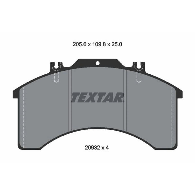 Textar Front Brake Pad Set 2903203