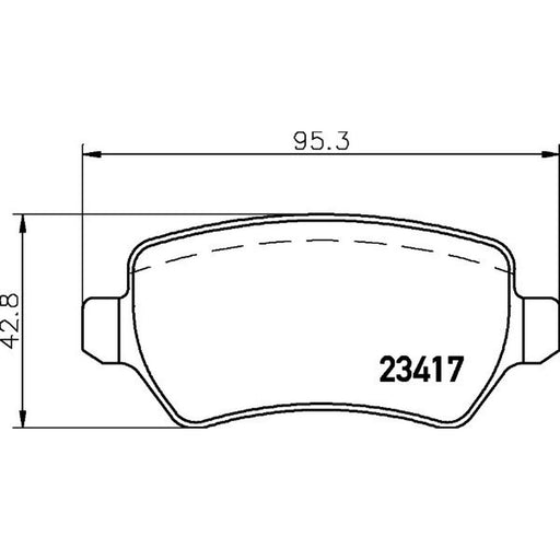 Mintex Brake Pad Set MDB2223