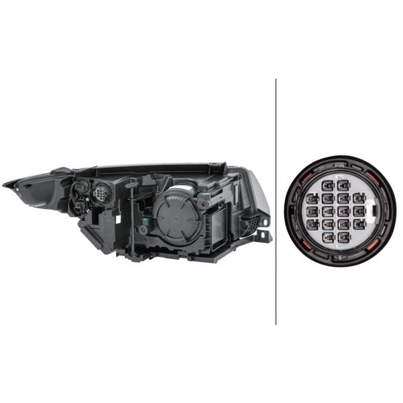 Hella Headlight Headlamp PSY24W Left 1EL 354 806-091