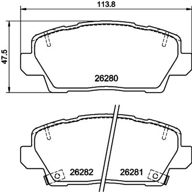 Mintex Front Brake Pad Set MDB4177