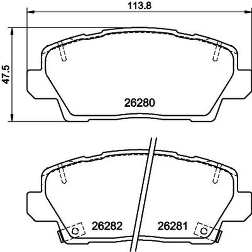 Mintex Front Brake Pad Set MDB4177