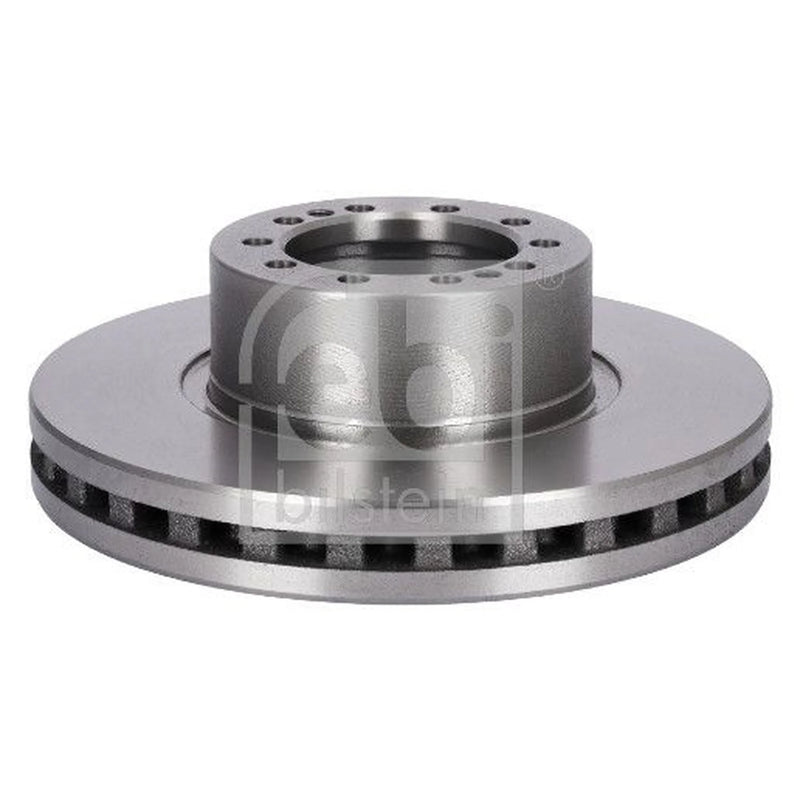 Febi 2 x Vented Front Brake Discs 185413 OE 658621