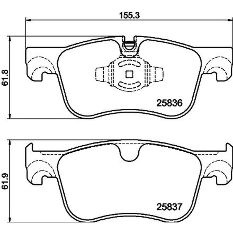 DON Front Brake Pad Set PCP2050