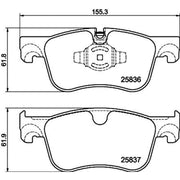 DON Front Brake Pad Set PCP2050