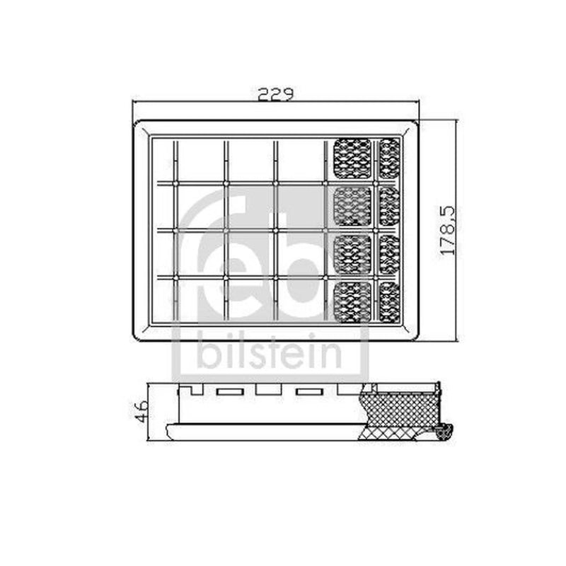 Febi Crankcase Ventilation Filter 174013
