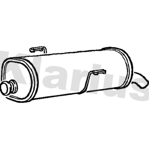 Klarius Box With Tail Pipe Rear PG543A
