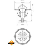 NRF Thermostat,Coolant 725107