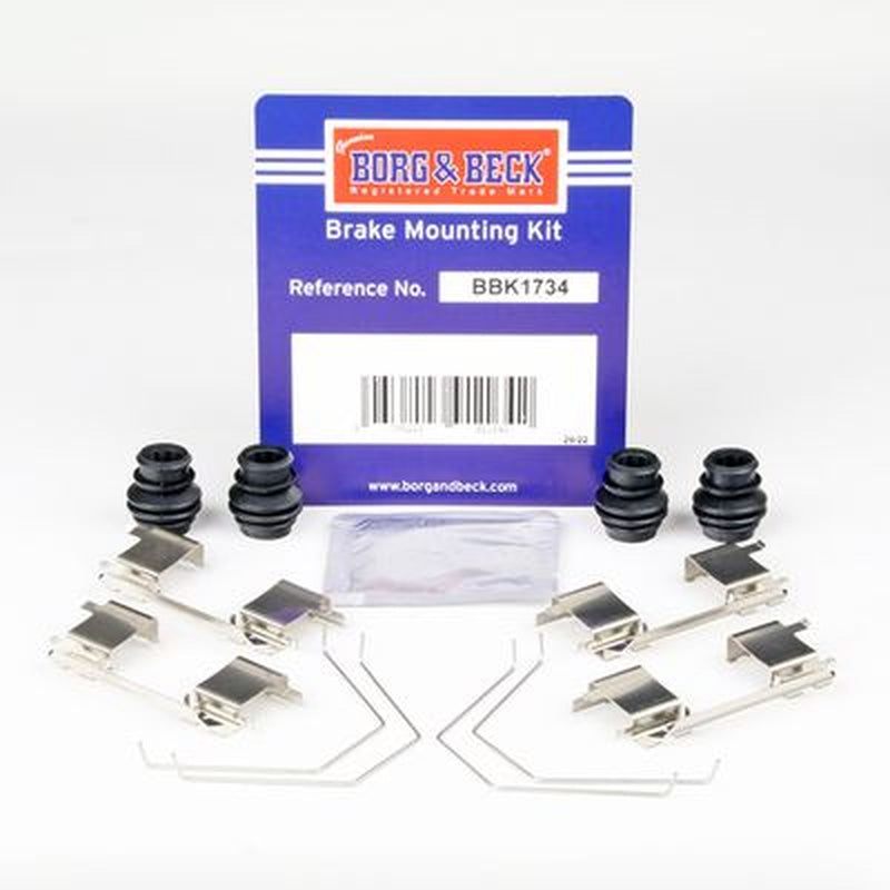 Borg & Beck Brake Pad Accessory Fitting Kit Front BBK1734