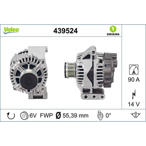 Valeo Car Alternator 12V 439524