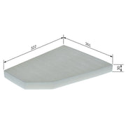 Bosch Cabin Air Filter (Pollen Filter) Interior 1 987 435 152