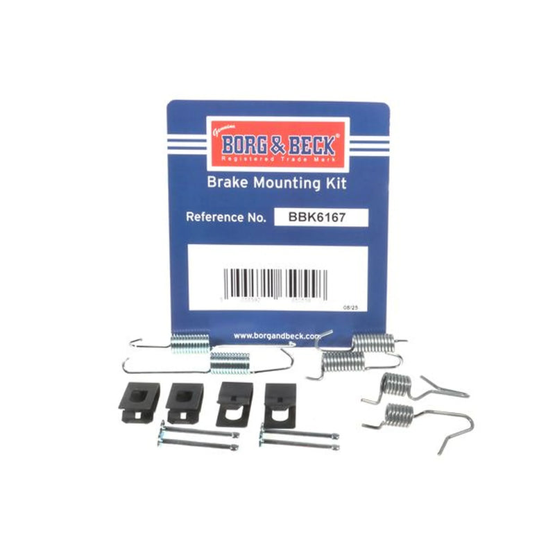 Borg & Beck Parking Brake Shoe Accessory Kit Rear Left BBK6167