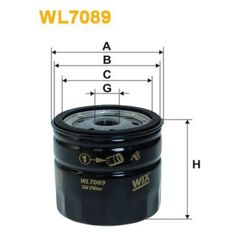 WIX Engine Oil Filter WL7089