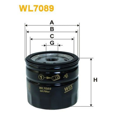 WIX Engine Oil Filter WL7089