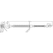 Abtex Brake Hydraulic Hose Line Front Right ABH1215R