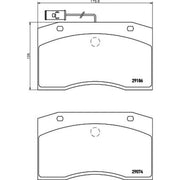 DON Brake Pad Set CVP098