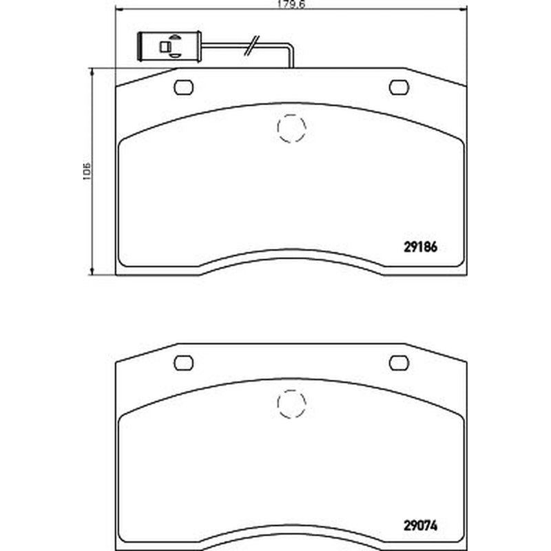 DON Brake Pad Set CVP098
