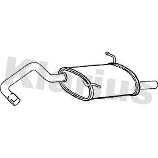 Klarius Box With Tail Pipe Rear CH38J
