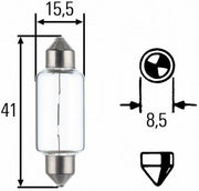 Hella 8GM 002 091-261 Bulb, reverse light