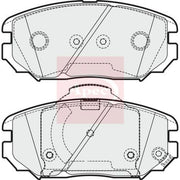 Apec Front Brake Pad Set PAD1956